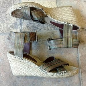 Vince espadrille wedge sandals size 7